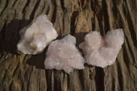 Natural Pale Lilac Spirit Quartz Clusters x 12 From Boekenhouthoek, South Africa - Toprock Gemstones and Minerals