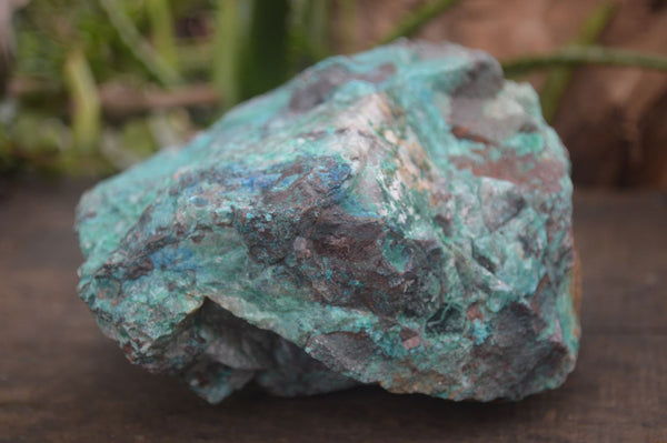 Natural Rough Shattuckite & Chrysocolla Specimens  x 3 From Kaokoveld, Namibia - Toprock Gemstones and Minerals 
