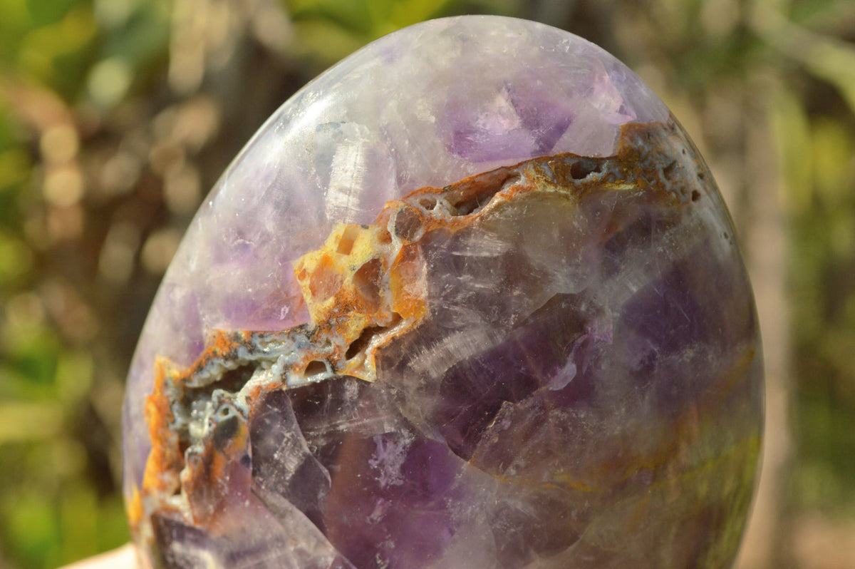 Polished Flower Dream Amethyst Standing Free Forms x 3 From Madagascar - TopRock