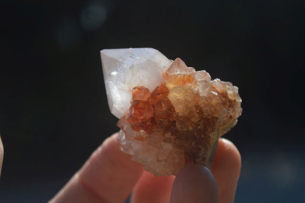Natural Small Mixed Spirit Quartz Clusters  x 20 From Boekenhouthoek, South Africa