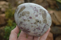 Polished Pink Tourmaline / Rubellite In Matrix Standing Free Form x 1 From Ambatondrazaka, Madagascar - Toprock Gemstones and Minerals
