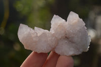 Natural Pale Lilac Spirit Quartz Clusters x 12 From Boekenhouthoek, South Africa - Toprock Gemstones and Minerals