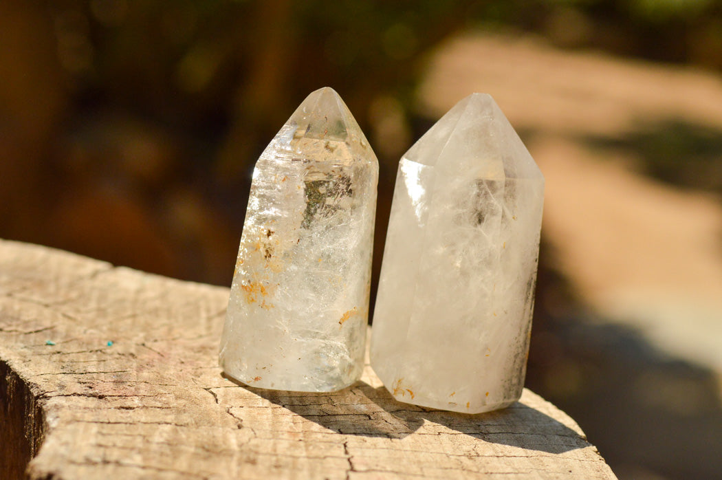 Polished Stunning Mixed Selection Of Quartz Crystals x 6 From Madagascar - TopRock