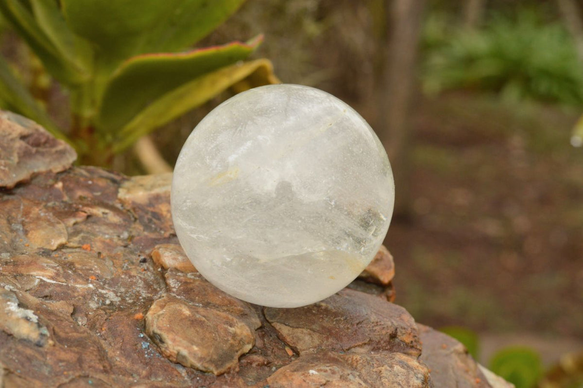 Polished Clear Quartz Crystal Balls / Spheres x 4 From Madagascar - TopRock