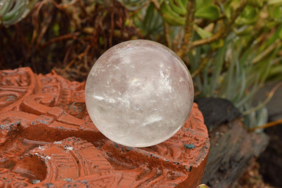Polished Clear Quartz Crystal Balls / Spheres x 4 From Madagascar - TopRock