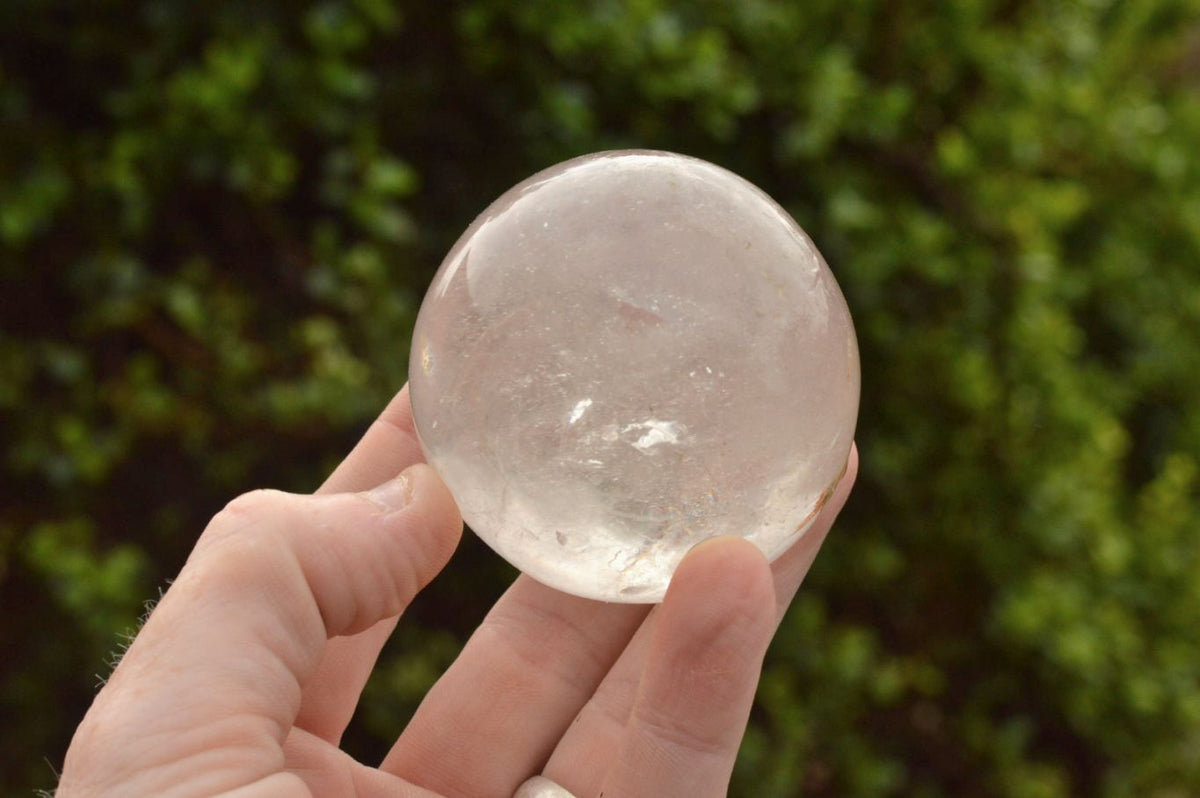 Polished Clear Quartz Crystal Balls / Spheres x 4 From Madagascar - TopRock
