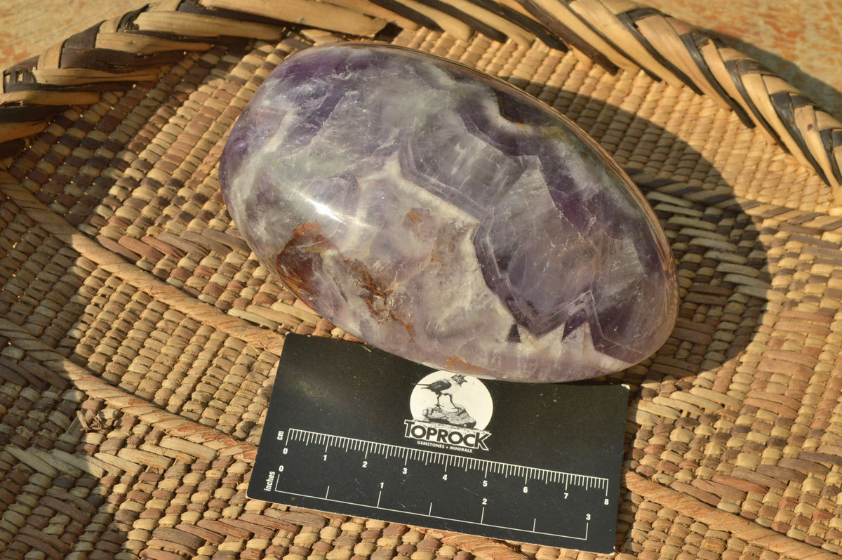 Polished Flower Dream Amethyst Standing Free Forms x 3 From Madagascar - TopRock