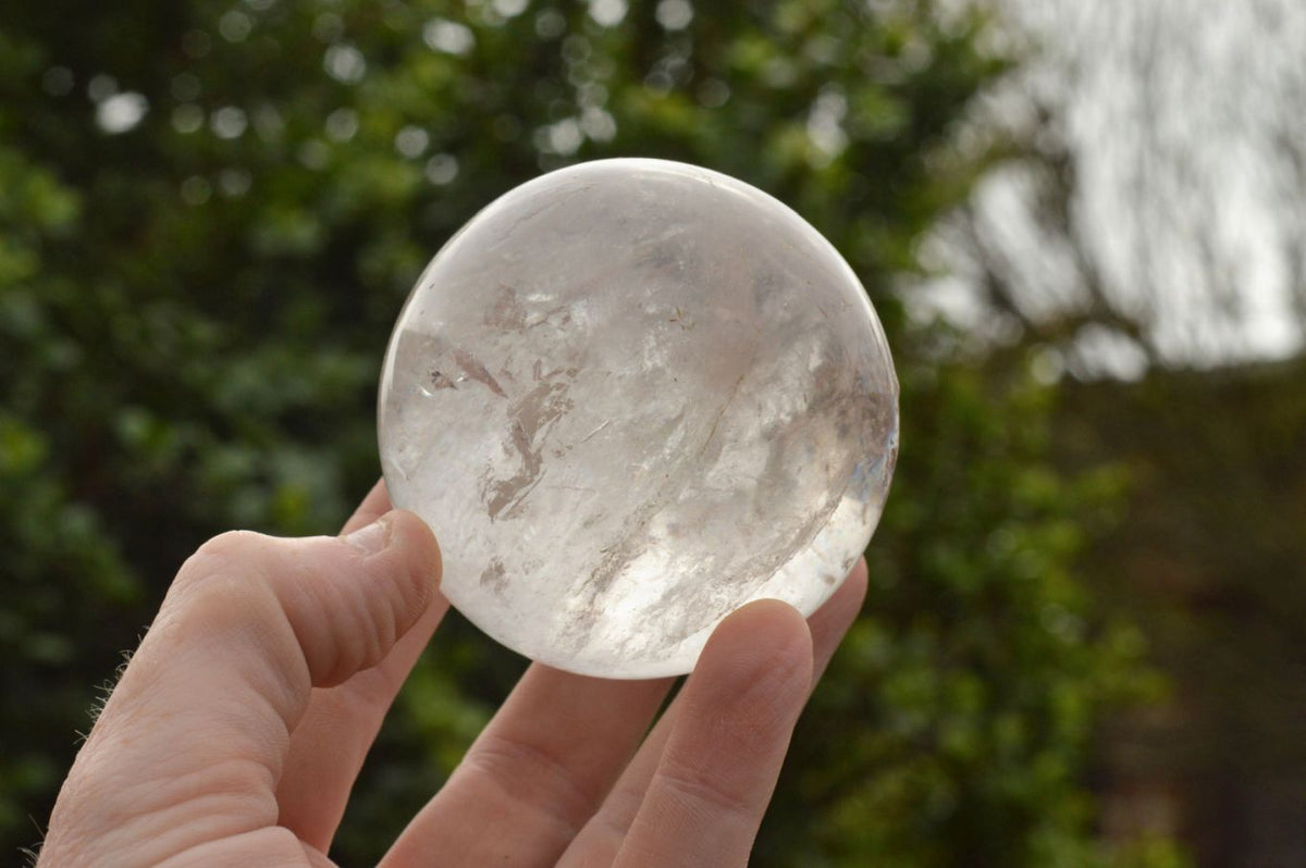 Polished Clear Quartz Crystal Balls / Spheres x 4 From Madagascar - TopRock