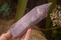 Polished  Purple Lepidolite Points  x 4 From Zimbabwe - Toprock Gemstones and Minerals