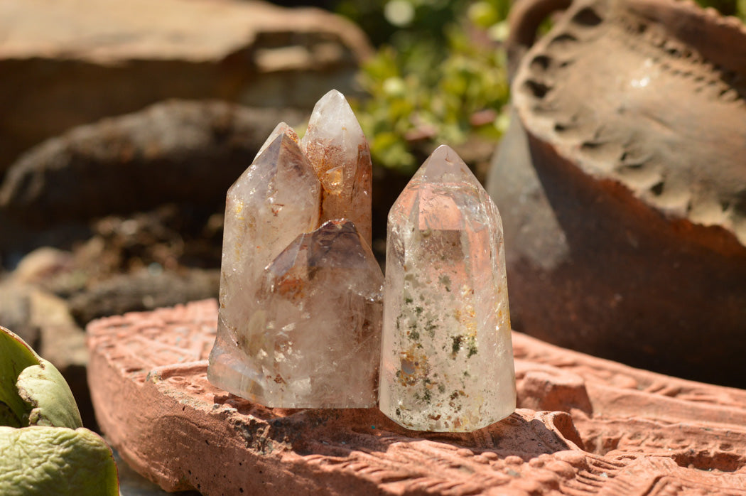 Polished Stunning Mixed Selection Of Quartz Crystals x 6 From Madagascar - TopRock