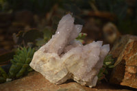 Natural Pale Lilac Spirit Quartz Clusters x 3 From Boekenhouthoek, South Africa - Toprock Gemstones and Minerals