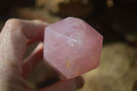 Polished Gemmy Rose Quartz Points x 3 From Madagascar - Toprock Gemstones and Minerals