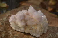 Natural Pale Lilac Spirit Quartz Clusters x 3 From Boekenhouthoek, South Africa - Toprock Gemstones and Minerals