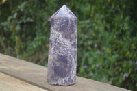 Polished Purple Lepidolite Point  x 1 From Madagascar - Toprock Gemstones and Minerals