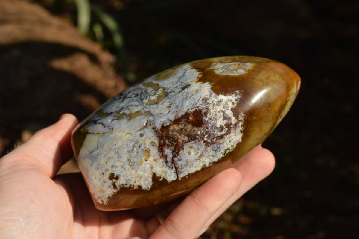 Polished Lovely Pair Of Green Opal Standing Free Forms x 2 From Antsirabe, Madagascar - TopRock