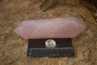 Polished Gemmy Double Terminated Rose Quartz Points x 4 From Ambatondrazaka, Madagascar - Toprock Gemstones and Minerals