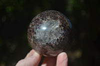 Polished Red Pyrope Garnet Matrix Spheres  x 6 From Madagascar - Toprock Gemstones and Minerals