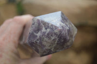 Polished Purple Lepidolite Point  x 1 From Madagascar - Toprock Gemstones and Minerals