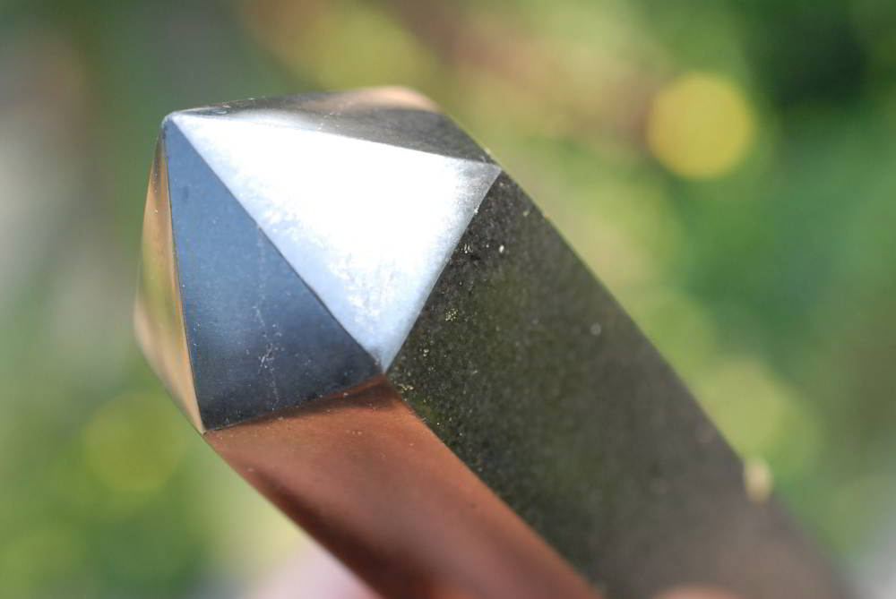 Polished Black Basalt Massage Wands & Points x 7 From Madagascar - TopRock
