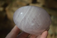 Polished Rose Quartz Standing Free Forms x 3 From Ambatondrazaka, Madagascar - Toprock Gemstones and Minerals