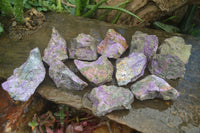 Natural Stichtite & Serpentine Cobbed Specimens  x 12 From Barberton, South Africa - Toprock Gemstones and Minerals