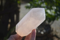 Polished Gemmy Rose Quartz Points x 2 From Antsirabe, Madagascar - Toprock Gemstones and Minerals
