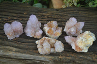 Natural Spirit Amethyst Quartz Clusters  x 6 From Boekenhouthoek, South Africa - Toprock Gemstones and Minerals