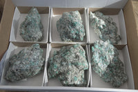 Natural Rare Emerald Mica In Matrix Cobbed Specimens x 6 From Mutoko, Zimbabwe - Toprock Gemstones and Minerals