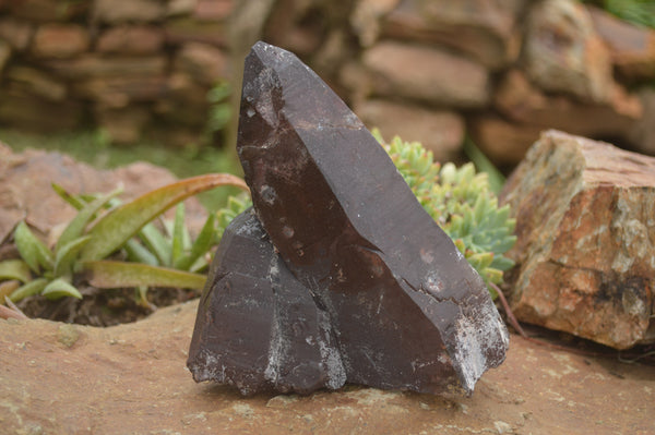 Natural Groovy Self Healed Smokey Quartz Cluster & Large Crystal  x 2 From Malawi - TopRock