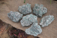 Natural Rare Emerald Mica In Matrix Cobbed Specimens x 6 From Mutoko, Zimbabwe - Toprock Gemstones and Minerals