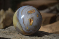 Polished Agate Spheres x 2 From Madagascar - Toprock Gemstones and Minerals