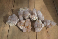Natural Smokey Amethyst Spirit Quartz Specimens x 12 From Boekenhouthoek, South Africa - Toprock Gemstones and Minerals