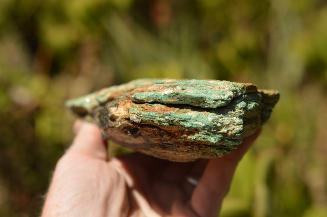 Natural Green Fuchsite With Blue Kyanite Crystals x 6 From Zimbabwe - TopRock