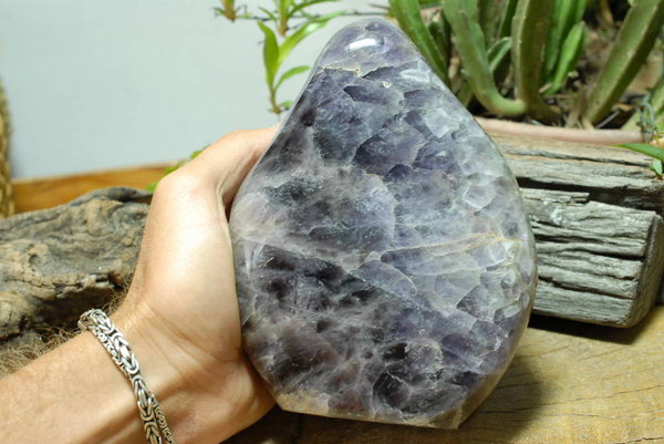 Polished Dream Amethyst Standing Free Form x 1 From Madagascar - TopRock