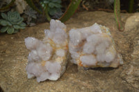 Natural Pale Lilac Spirit Quartz Clusters x 2 From Boekenhouthoek, South Africa - Toprock Gemstones and Minerals