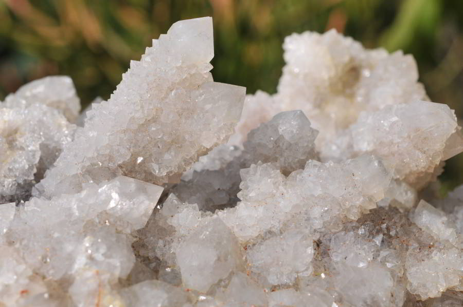 Natural White Spirit Quartz Clusters x 2 From Boekenhouthoek, South Africa - TopRock