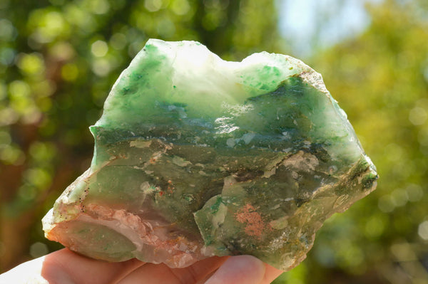 Natural Rough Green Jade Specimens  x 3 From Swaziland - TopRock