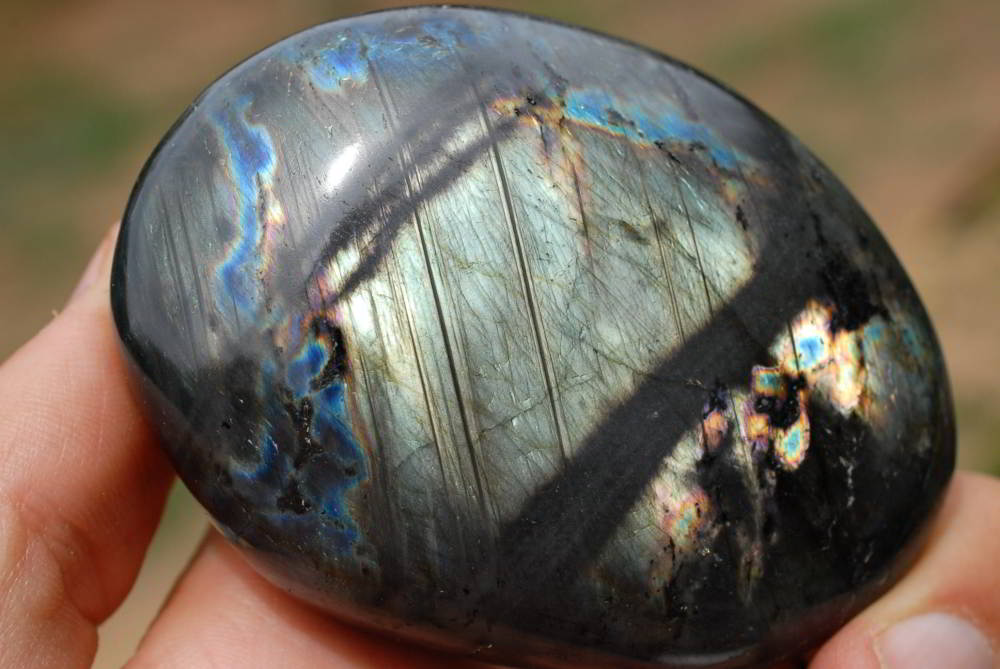 Polished Labradorite Standing Free Forms x 4 From Madagascar - TopRock
