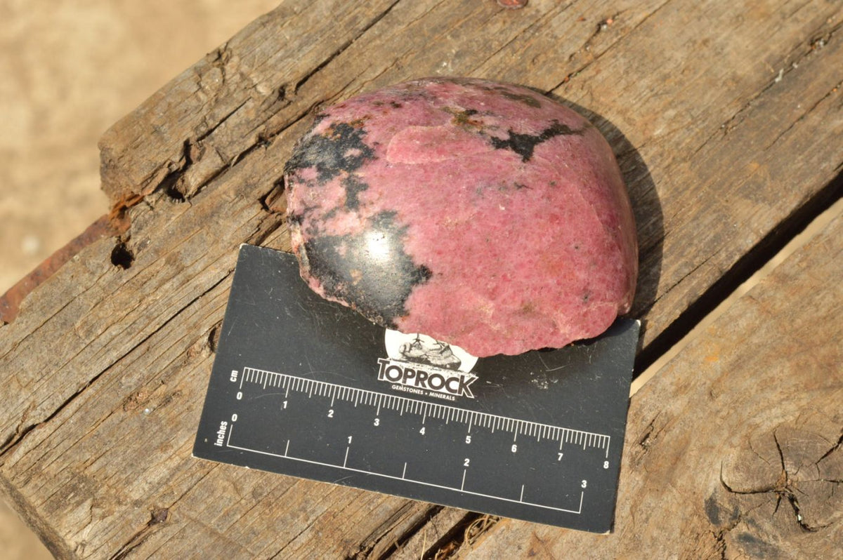 Polished Semi Polished Rhodonite Free Forms x 5 From Ambindavato, Madagascar - TopRock