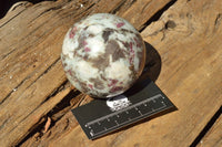 Polished Pink Tourmaline Rubellite Spheres (Small x 4, Medium x 1) x 5 From Ambatondrazaka, Madagascar - TopRock