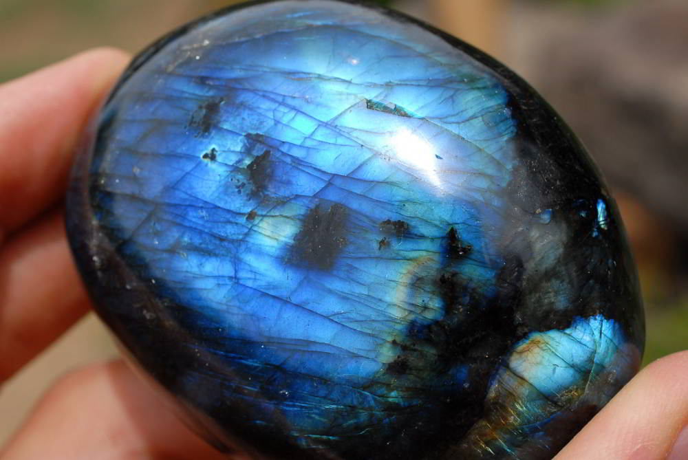 Polished Labradorite Standing Free Forms x 4 From Madagascar - TopRock