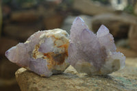 Natural Spirit Amethyst Quartz Clusters x 6 From Boekenhouthoek, South Africa - Toprock Gemstones and Minerals