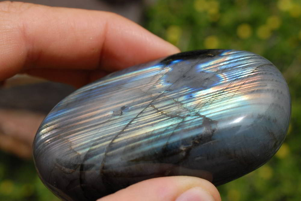 Polished Labradorite Standing Free Forms x 4 From Madagascar - TopRock