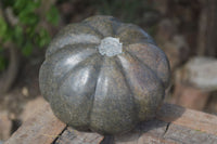 Polished Green Serpentine Pumpkin Carving  x 1 From Zimbabwe - Toprock Gemstones and Minerals