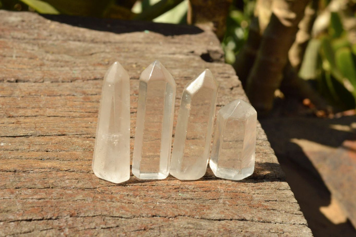 Polished Small Semi Optic Quartz Points x 35 From Madagascar - TopRock