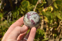 Polished Pink Tourmaline Rubellite Spheres (Small x 4, Medium x 1) x 5 From Ambatondrazaka, Madagascar - TopRock