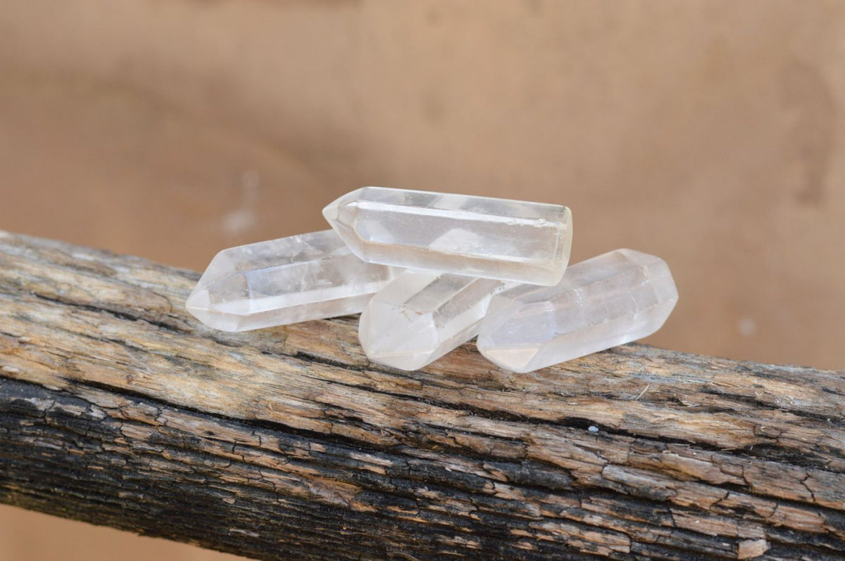 Polished Small Semi Optic Quartz Points x 35 From Madagascar - TopRock