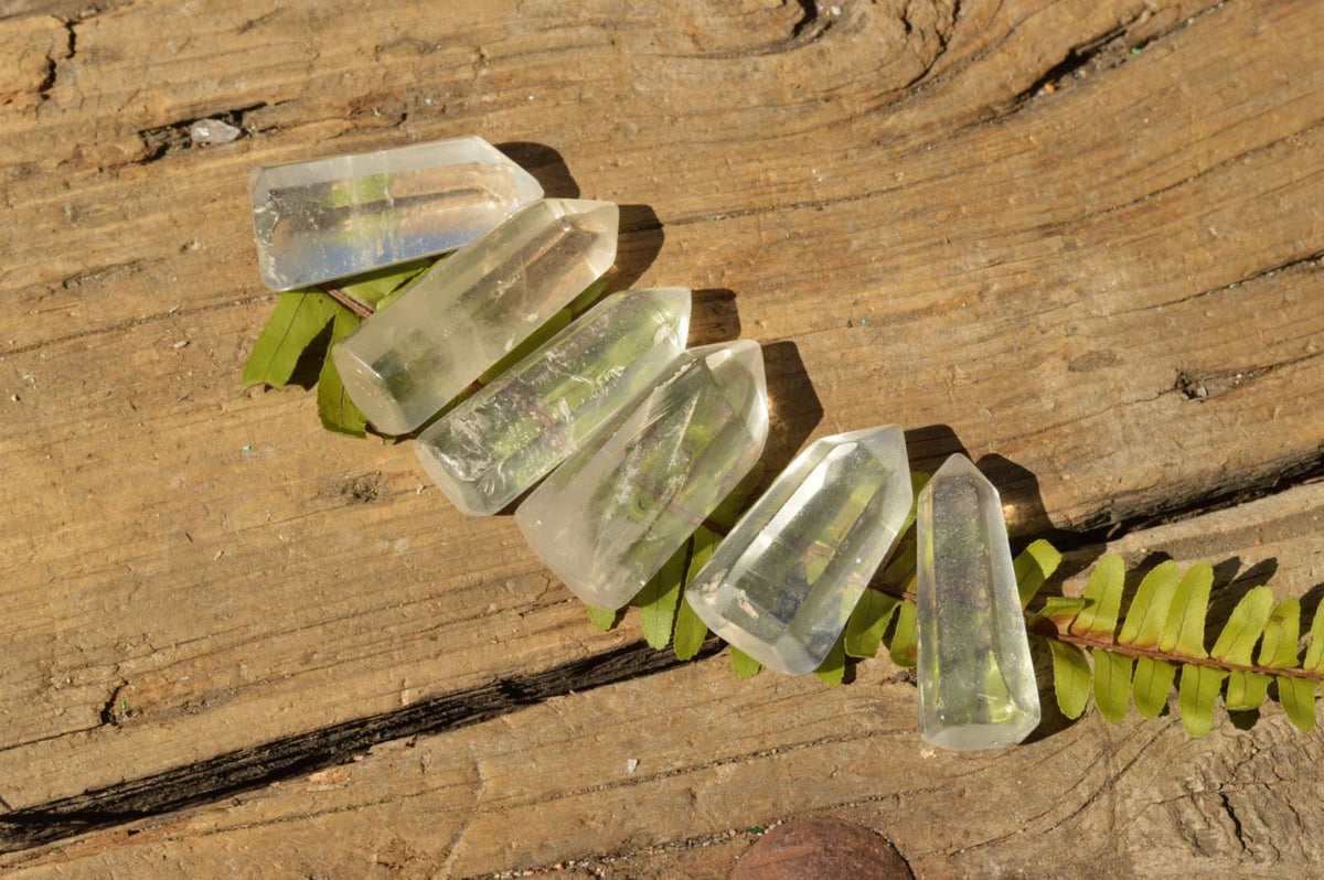 Polished Small Semi Optic Quartz Points x 35 From Madagascar - TopRock