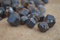 Natural Red & Brown Fully Formed Dodecagon Pyrope Garnet Crystals  - Sold per 500 g (70 to 85 pieces) - From Zimbabwe - Toprock Gemstones and Minerals