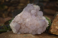 Natural Spirit Amethyst Quartz Clusters x 2 From Boekenhouthoek, South Africa - Toprock Gemstones and Minerals
